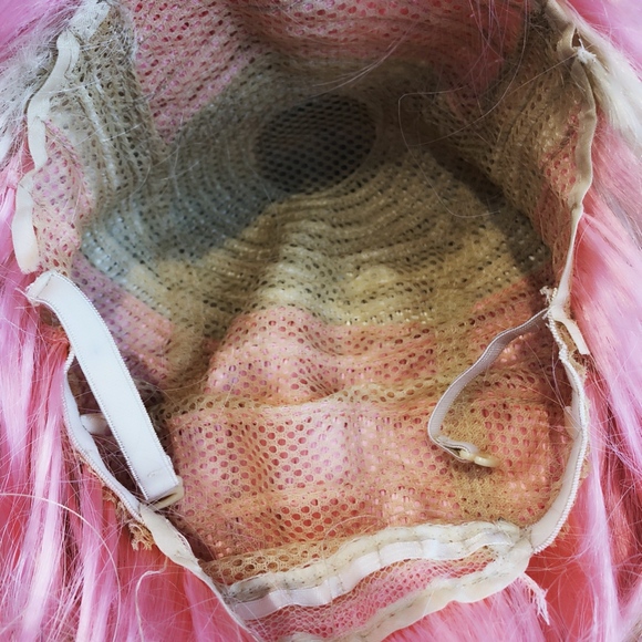 New Pink and Blonde wavy wig cosplay